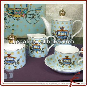 ceramic tea pot sugar pot milk pot set